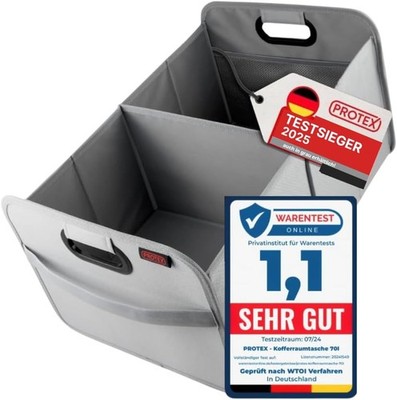 PROTEX Kofferraum Organizer [Testsieger 2025] 44L Auto Kofferraumtasche |