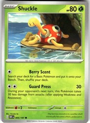 Shuckle 005/197 Obsidian Flames