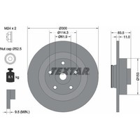 2X Textar 92233103 Bremsscheibe FüR Renault Laguna Latitude BT0 1 KT0 1 DT0 1