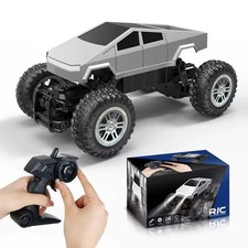 RC Cyber Truck Off Road Remote Control Car 4WD Monster Truck LED Lights Recharge