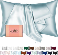 Mulberry Silk Pillow Cases Standard Size with Hidden Zipper, Ultra Smooth and So