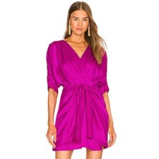 Callahan Knitwear Revolve Fuchsia Jacquard Sami Mini Dress NWT