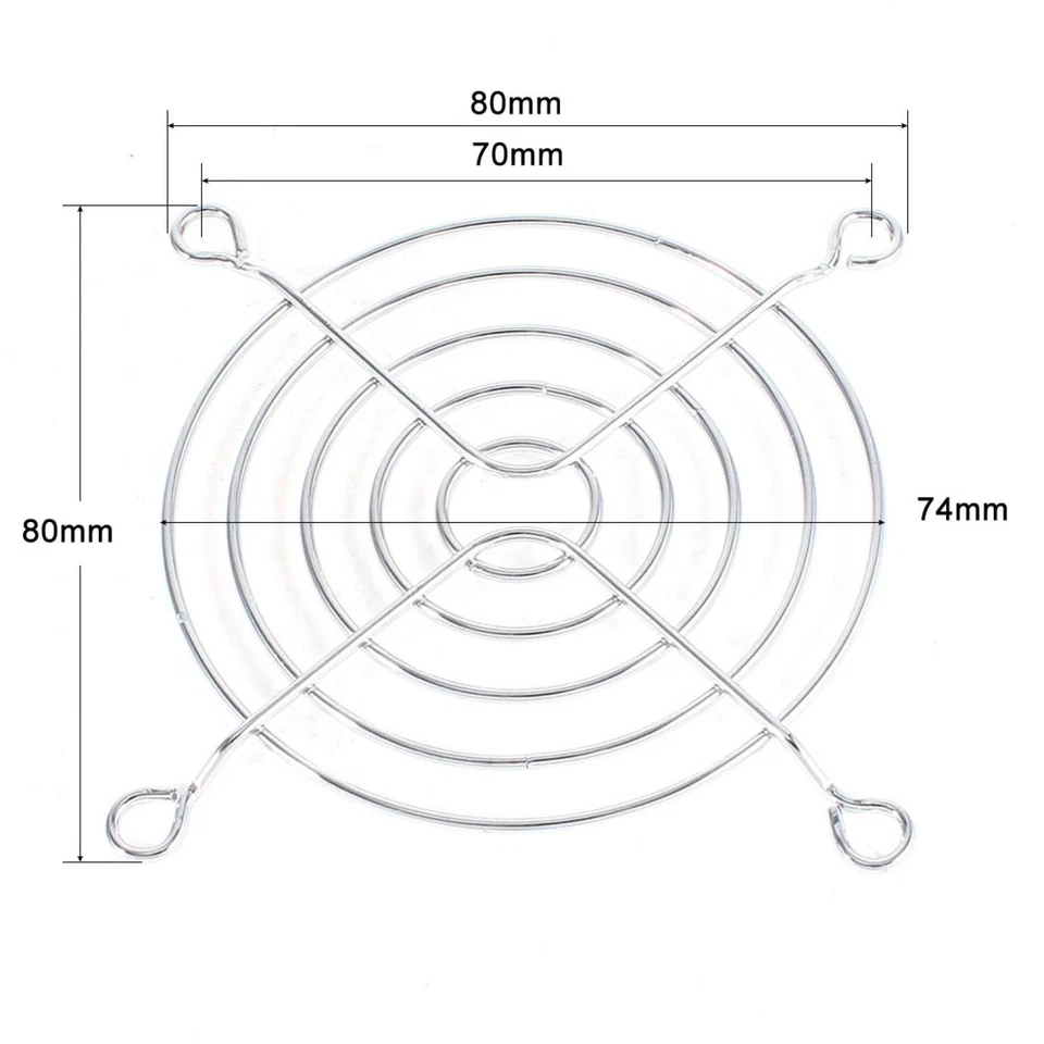 Gril Ventilateur refroidisseur Boîte ordinateur 70mmx70mm - Photo 2/2
