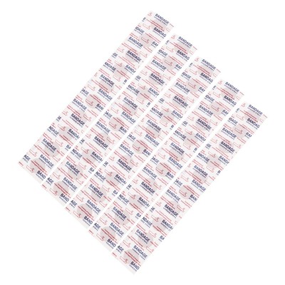  50 Pcs Atmungsaktives Elastisches Tuch Runde Bandagen Kleine Gesichtsverbände