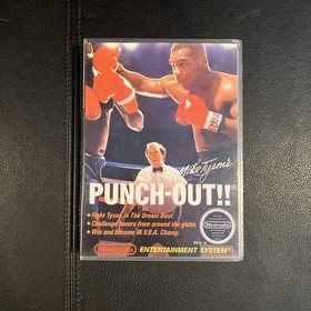 Mike Tyson Punch Out Nintendo 1987 NES Game With Box
