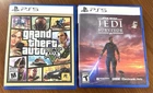 Star Wars : Jedi Survivor & GTA V 2 Game lot  PS5 ~ Grand Theft  Auto CIB