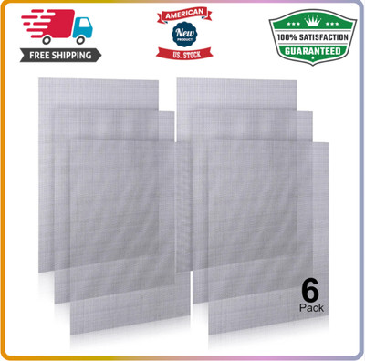 6 Pack 12×8 Inch Wire Mesh Screen, 1mm Hole 20 Mesh 304 Stainless Steel Mesh