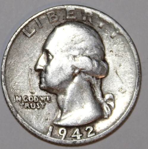 1942-S Washington Quarter - Very Fine - #1136EA