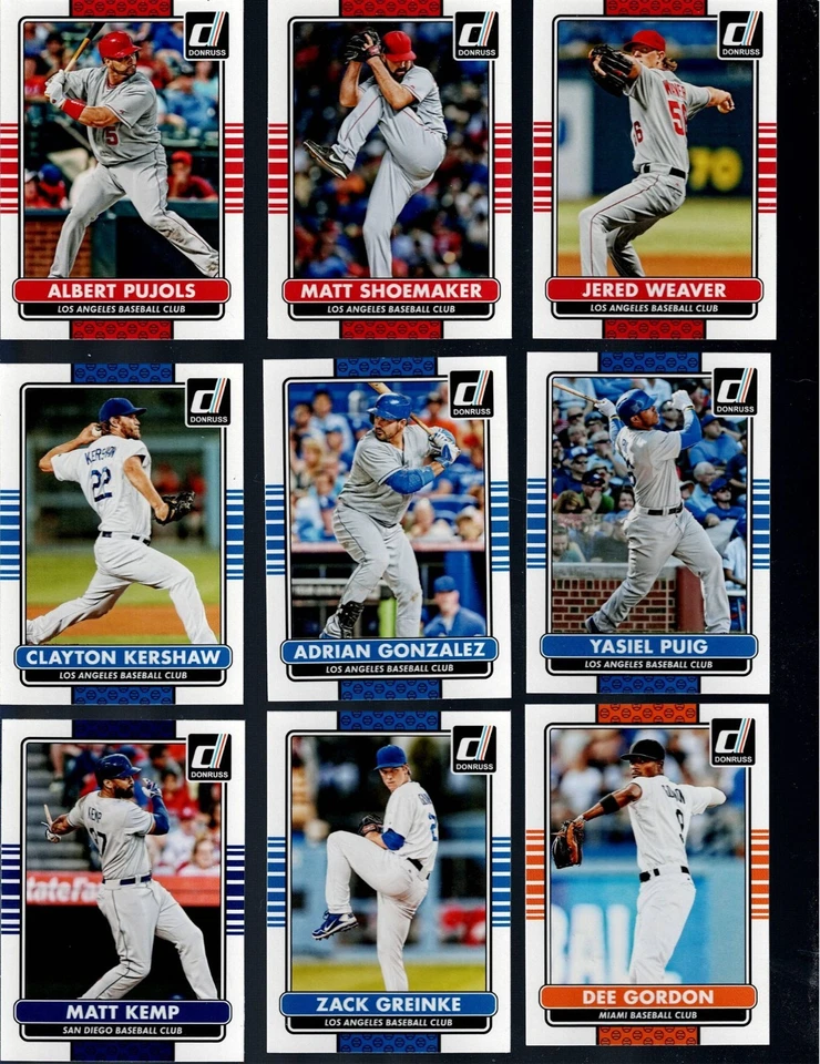 2015 DONRUSS Baseball 1-250 Complete Your Set BUY MORE SAVE MORE - Image 4 of 4