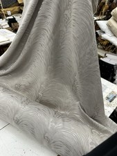 Damask Jacquard Brocade Fabric - 59 Wide -Sold By The Yard - Silver