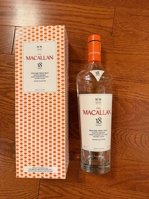 empty BOX ONLY genuine MACALLAN Double Cask 18 years whisky whiskey Scotland