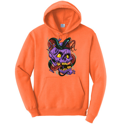Art Society Tätowierung FLASH vol. 1 NEON ORANGE Kapuzenpulli SMALL-4XLARGE