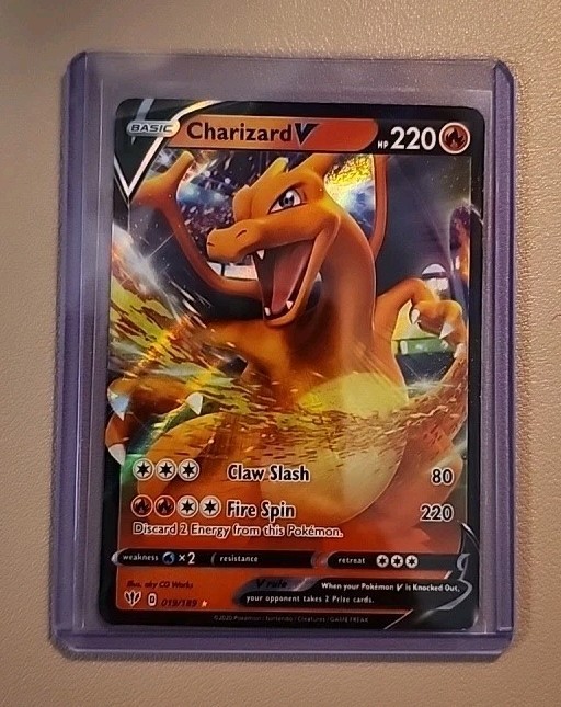 Pokémon Charizard V 019/189 Darkness Ablaze . | eBay
