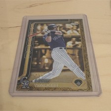 Topps Gilded Collection Larry Walker Rockies #9 Serial Numbered /99 Base