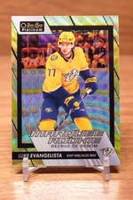 2023-24 OPC Platinum Marquee Rookie Neon Yellow Surge #235 Luke Evangelista