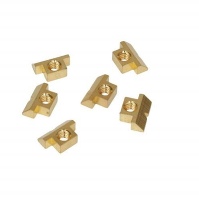 Notched Gibson Nonwire ABR-1 Gold (Brass) Saddle Set 6
