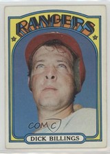 1972 Topps Dick Billings #148 0l2