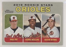 2019 Topps Heritage Rookie Stars Paul Fry Cedric Mullins Austin Wynns #343 4k8