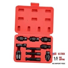 10PCS Motorcycle Flywheel Puller Set, Flywheel Puller Tool Kit  Universal Red