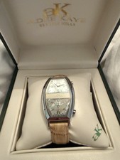 Rare Adee Kaye Beverly Hills Double Face Watch Mother of Pearl AK148-1M