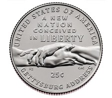 2026-P Gettysburg Address Quarter 25&cent; Semiquincentennial 250th US Coin Presale