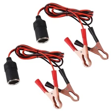 2pack Cigarette Lighter Battery Adapter - Female Cigarette Lighter Socket to ...