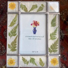 Pressed Flowers Glass Cover 100 Capacity 4x6 Photo Album
