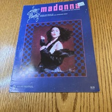 MADONNA CICCONE  EXPRESS YOURSELF" SHEET MUSIC 1989 RARE USA