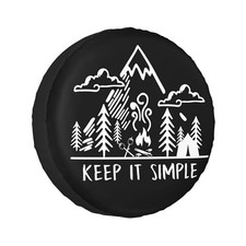 Spare Tire Cover for RV Camper Trailer, Weatherproof 14 inch RVers Prayer