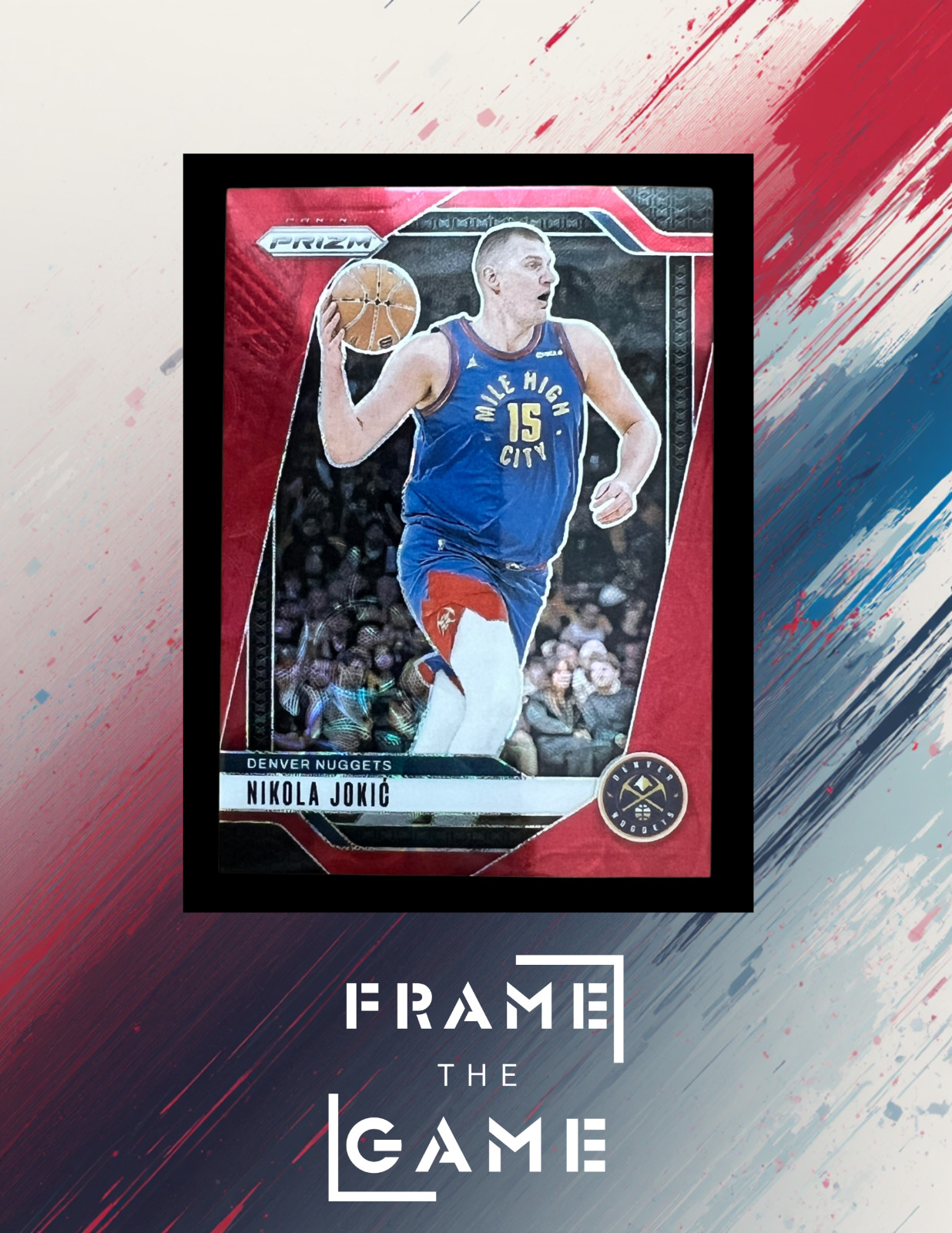 2024-25 Prizm - Nikola Jokic - 72/88 Red Scope - #129