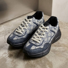 Gucci Rhyton GG Supreme Denim Sneaker Blau Gr...