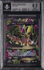 2015 POKEMON XY ANCIENT ORIGINS UR FULL ART ##85 MEGASCEPTILE EX BGS 8.5