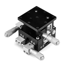 XYZ Axis Manual Precision Linear Stage 40x40mm Bearing Sliding Tuning Platform
