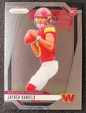 2024 Panini Prizm NFL Jayden Daniels #347 (RC) Commanders CLEAN No Dimples 🔥🔥