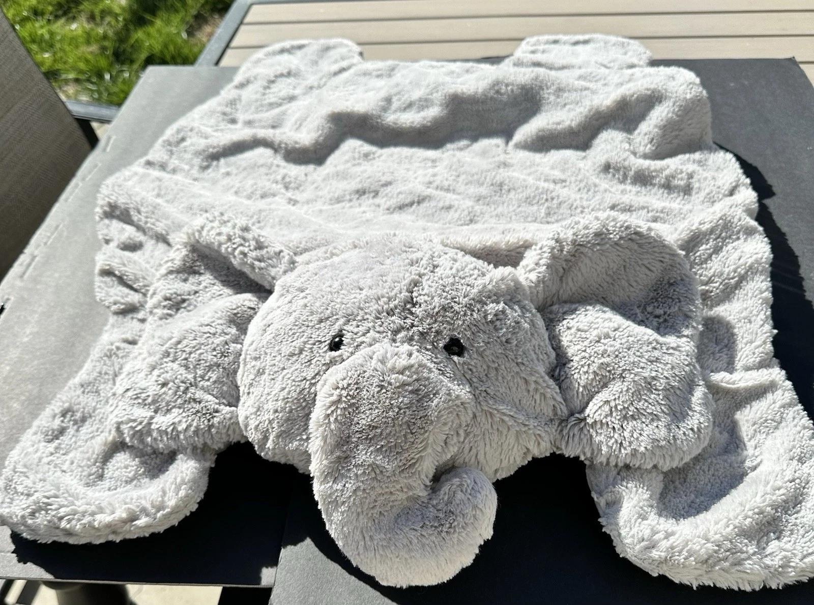 Plush Pottery Barn Kids Elephant Critter Plush Play Mat, Baby Floor Mat