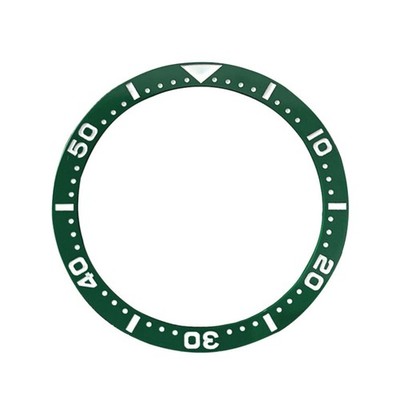 Green 38mm Ceramic Watch Bezel For SKX009 SKX007 & SKX011 Series Spare Parts