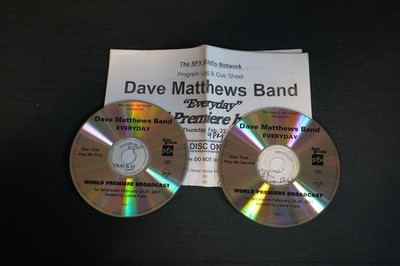 Dave Matthews Band Everyday World Premiere Broadcast - CDx2 - SFX Radio Network