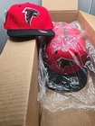Lot (12) Atlanta Falcons NFL Reebok On Field Sidelines Size 7 1/2 Fitted Caps