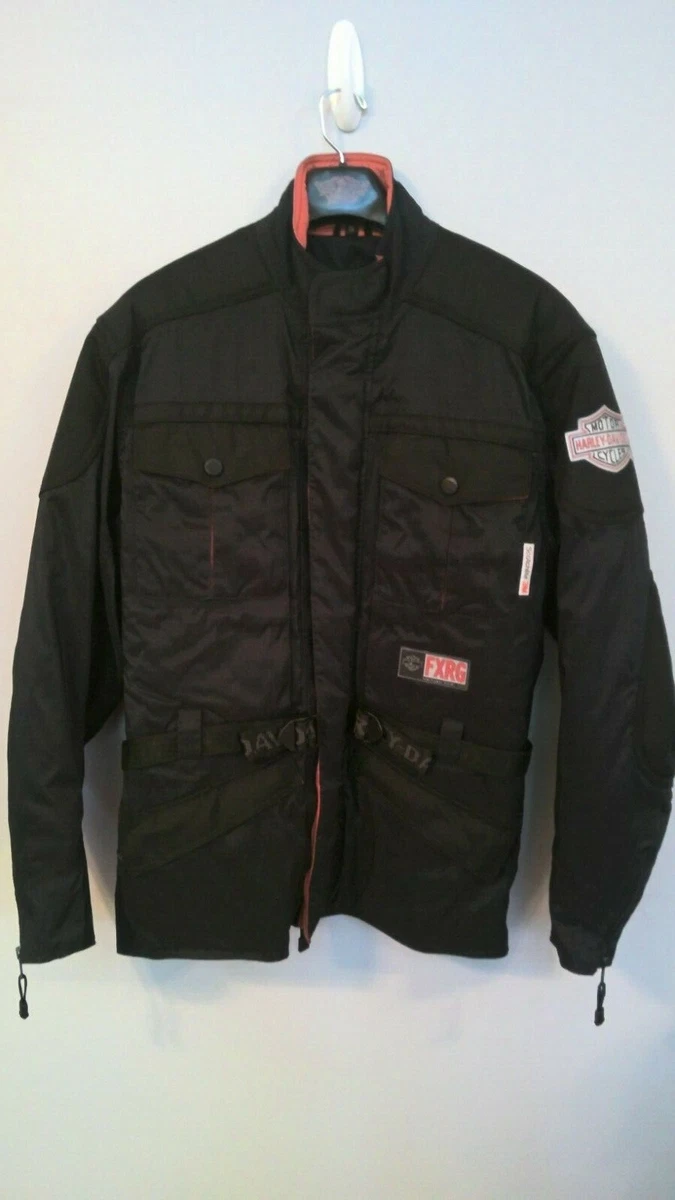 Harley Davidson Men s FXRG 3 4 Black Padded Jacket w Kevlar Liner