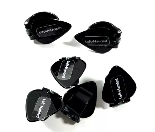 Black Mountain Thumb Picks Left Hand 2 Each thickness Light Med Heavy Spring Fit