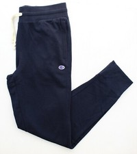 Champion Hombre Jersey Joggers Ligero Ropa Activa Pantalones Puños Tobillos Bolsillos