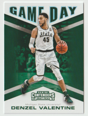 2016-17 Panini Contenders Draft Picks Game Day #12 Denzel Valentine