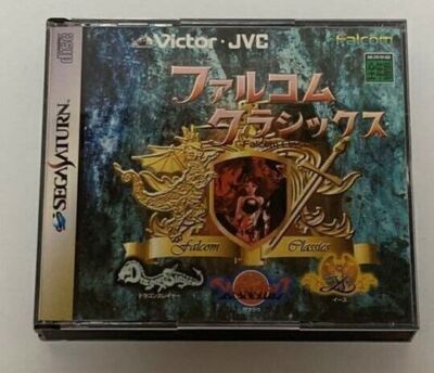 SEGA SATURN FALCOM CLASSICS First Limited Edition Y'S Dragon Slayer RPG Game SS