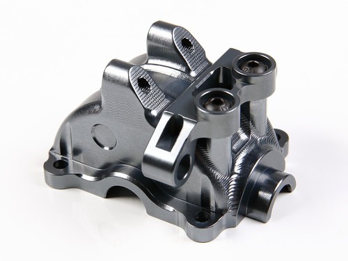 TT02 Metal Front Rear Gear Box Cover W/ Arm Mount for 1/10 RC Car Tamiya TT02 - Picture 6 of 7