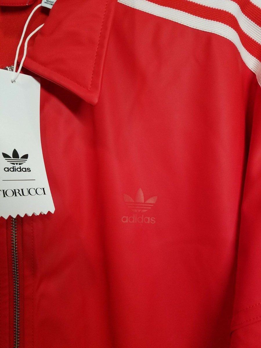 Adidas By Fiorucci Sport Full Zip Oversize Red Jacket EK0307