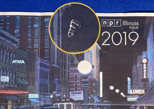 Folk Art Poster '1926 DOWNTOWN SPRINGFIELD, ILLINOIS' / 2019 Calendar / NPR IL - Picture 2 of 6
