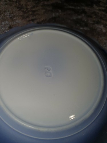 2 Antique W. H. Grindley Flow Blue Bowls Blue Rose Pattern Circa 1891 - Picture 7 of 9