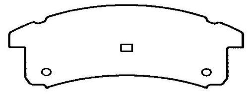 SCD623 FRONT Ceramic Brake Pads Fits 94-96 Buick Park Avenue - Picture 6 of 8