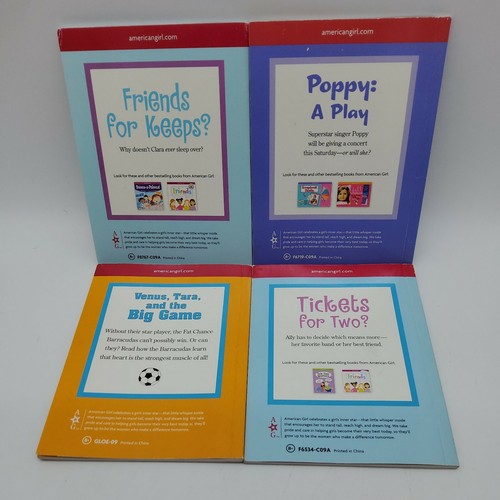 American Girl Books Lot Of 4 Small Paperback Books Poppy,Tickets For Two,Friends - Picture 2 of 12