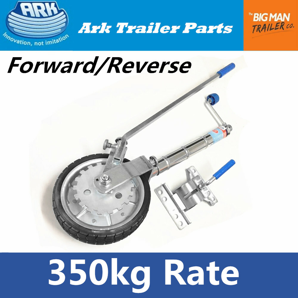 Ark 10" Trailer Jockey Wheel Clampon For UBolt Ezimover Ratchet RJW1C